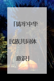 铸牢中华民族共同体意识