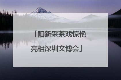 阳新采茶戏惊艳亮相深圳文博会