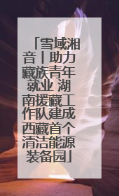 雪域湘音丨助力藏族青年就业 湖南援藏工作队建成西藏首个清洁能源装备园