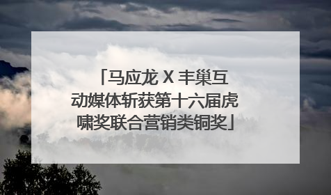 马应龙 X 丰巢互动媒体斩获第十六届虎啸奖联合营销类铜奖