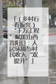 （乡村行·看振兴）“千万工程”赋能山西昔阳县：人居环境与村民收入“双提升”