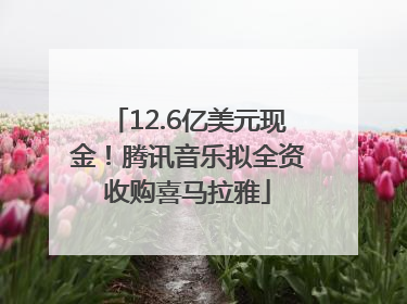 12.6亿美元现金！腾讯音乐拟全资收购喜马拉雅