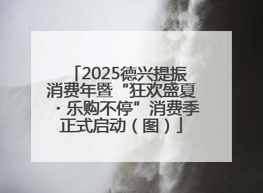 2025德兴提振消费年暨“狂欢盛夏・乐购不停”消费季正式启动（图）