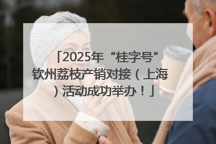 2025年“桂字号”钦州荔枝产销对接（上海）活动成功举办！