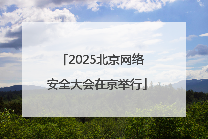 2025北京网络安全大会在京举行