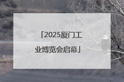 2025厦门工业博览会启幕