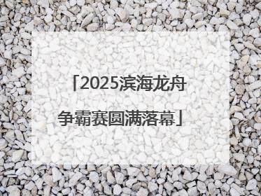 2025滨海龙舟争霸赛圆满落幕