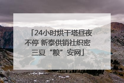 24小时烘干塔昼夜不停 新泰供销社织密三夏“粮”安网