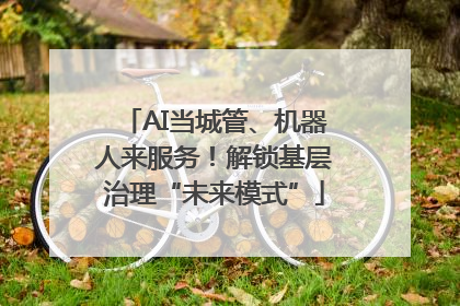 AI当城管、机器人来服务！解锁基层治理“未来模式”