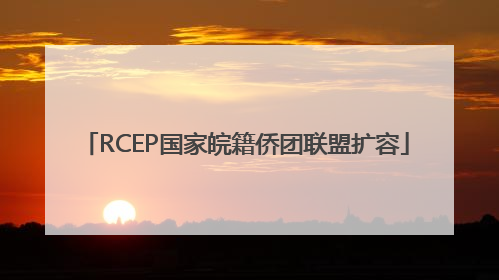 RCEP国家皖籍侨团联盟扩容